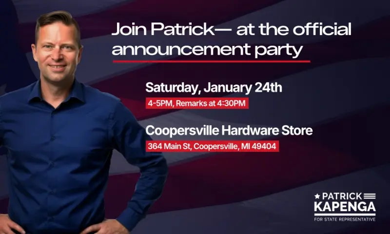 Patrick's Campaign Announcement Party