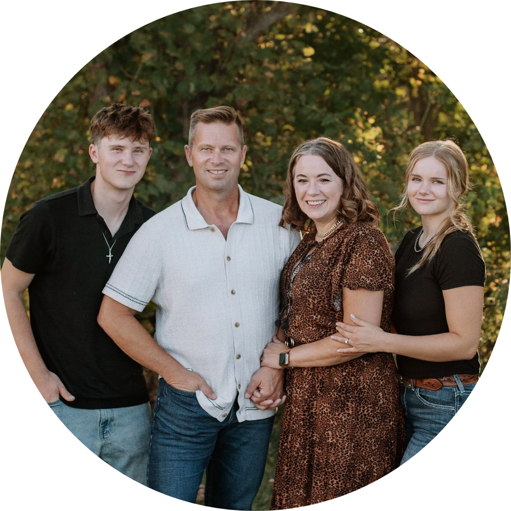 Patrick, Cherith, Xander, and Christelle Kapenga