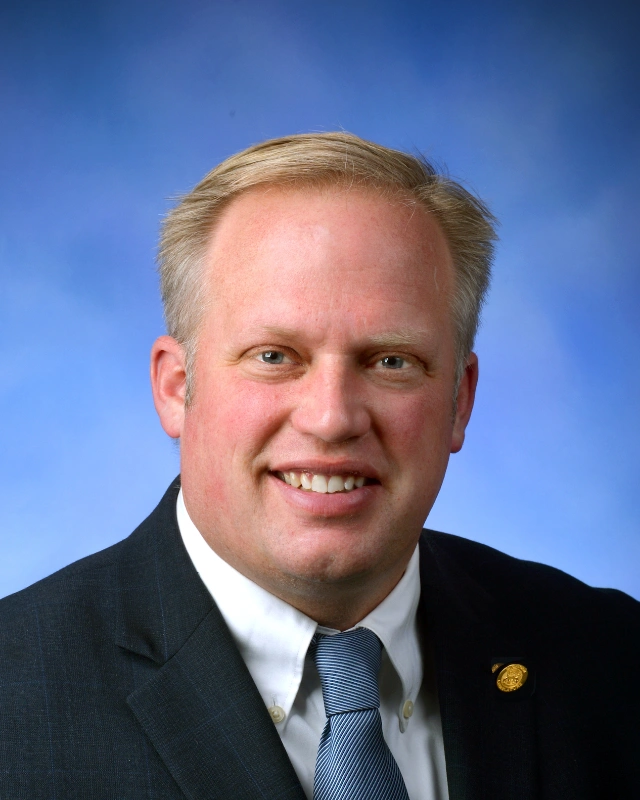Luke Meerman, Michigan State Representative for District 89, who endorses Patrick Kapenga
